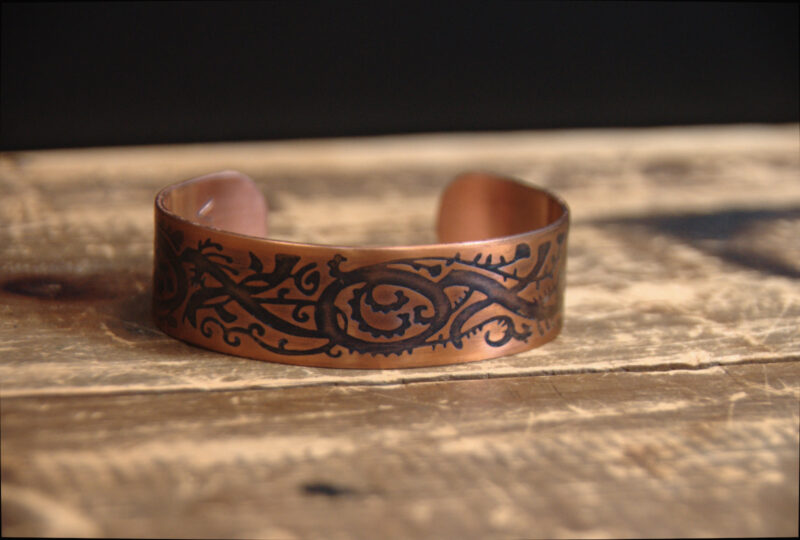 XOXO Copper Cuff Bracelet 1